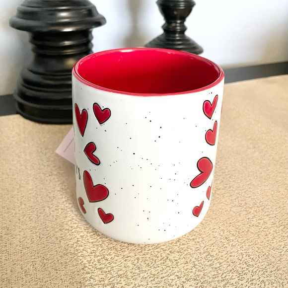 NWT LOVE YOU ALWAYS Hearts Ceramic Mug - Picture 3 of 4